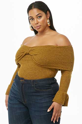 Mode grande taille : Jaune, moutarde, safran, caramel la couleur qui apporte un peu de soleil cet hiver 57