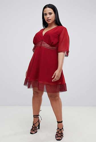 L'indispensable robe rouge grande taille pour cet hiver ! 50