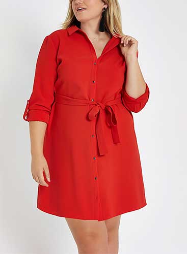 L'indispensable robe rouge grande taille pour cet hiver ! 58