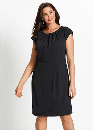 robes de fêtes grande taille noires et élégante