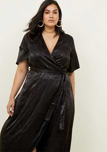 robes de fêtes grande taille noires et élégante