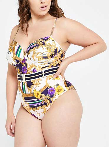 Maillots de bain grande taille 1 pièce pour l'été 2019 55