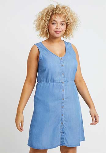 Zalando aussi a sa collection grande taille eco responsable 42