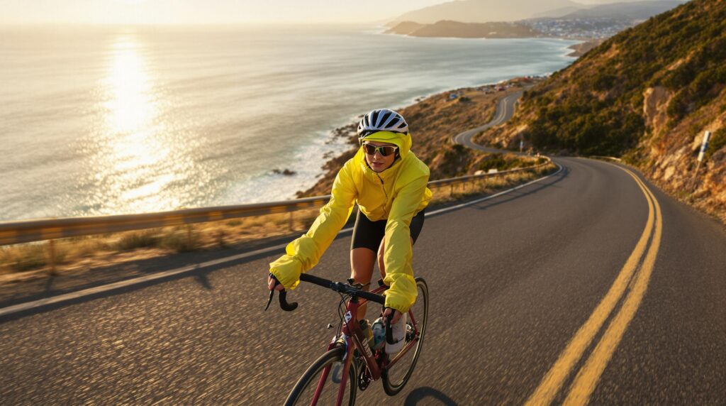 Veste coupe-vent légère respirante anti-pluie fine 1 coupe vent jaune