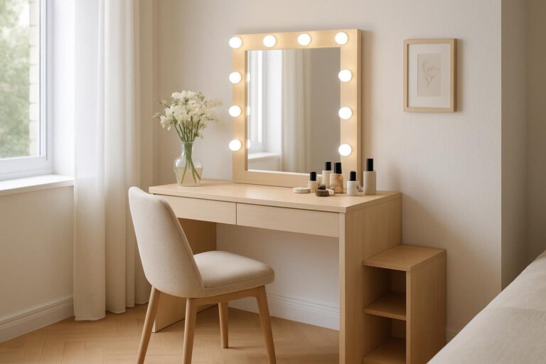 découvrez nos conseils pratiques pour choisir la table de maquillage idéale qui s'adapte parfaitement à votre espace et à vos besoins.