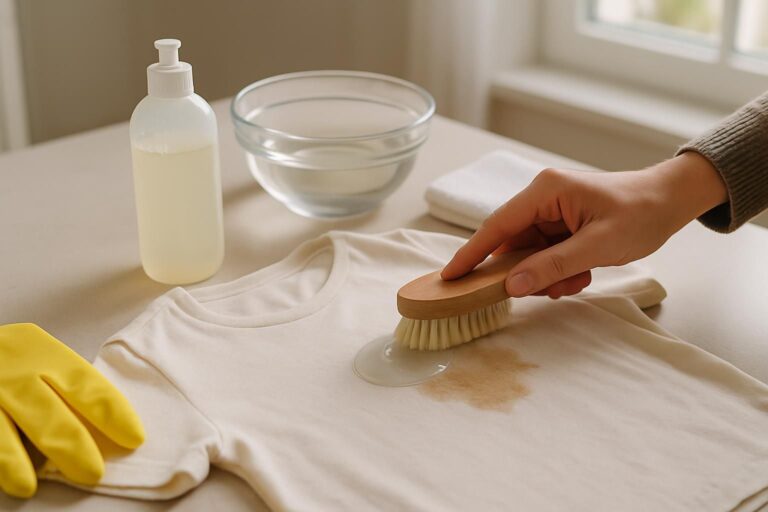 découvrez des méthodes efficaces pour enlever une tache sur un vêtement déjà lavé et retrouvez vos habits impeccables facilement.